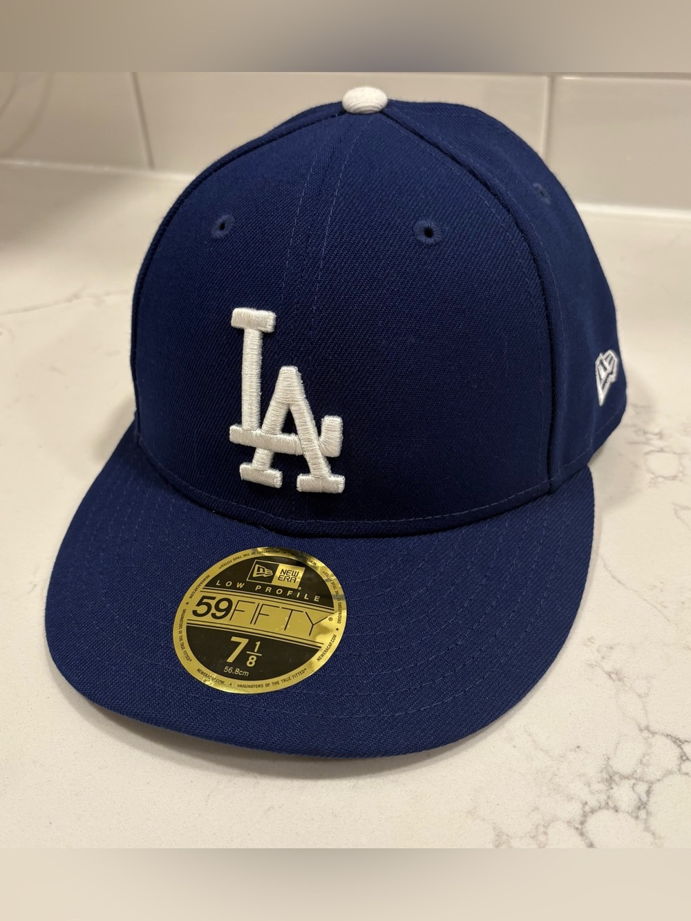 Los Angeles Dodgers New Era Authentic On-Field 59FIFTY Fitted Hat - Blue 7 1/8